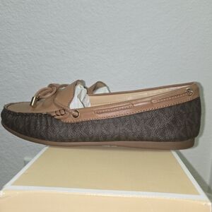 Michael Kors Brown and Tan Loafers